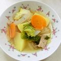 あっこ姉's cooksnap of when they made 白菜と豚肉の野菜が摂れる！温か簡単ポトフ.