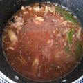 クックV8GXUG☆'s cooksnap of when they made サバ缶となめこの栄養満点味噌汁♪.