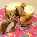 mini39's cooksnap of when they made 卵使い切りコーヒーマーブルシフォンケーキ.