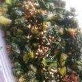 チコリママ's cooksnap of when they made ご飯のお供に♪大根の葉っぱでごま油炒め.