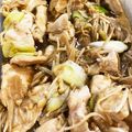 川崎＠のり子's cooksnap of when they made 鶏もも肉と白ネギとえのき炒め.
