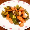 ＊チョチョリーヌ＊'s cooksnap of when they made しょうゆ香るウインナーとピーマンソテー♪.