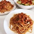 °ろん°'s cooksnap of when they made パルマ風スパゲッティ.