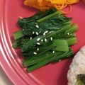 ちょこにん's cooksnap of when they made 小松菜わさび風味おひたし.