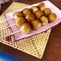 ぴょん吉Cafe's cooksnap of when they made 【農家のレシピ】さつまいものみたらし団子.