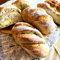 ＆kitchen's cooksnap of when they made ホクホク♡さつま芋と胡麻のフランスパン.