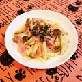 Richland☆Y's cooksnap of when they made ベーコンとしめじバター焼きうどん.