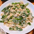 ニナw's cooksnap of when they made 簡単にら玉豆腐炒め.