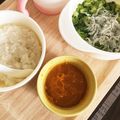 ププぞう's cooksnap of when they made 離乳食☆かぼちゃのカッテージチーズサラダ.