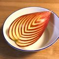 うめぼしこんぶ's cooksnap of when they made りんごの飾り切り.
