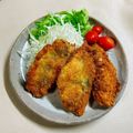 いなばっくす☆'s cooksnap of when they made 釣ってきた魚で鯵フライ.