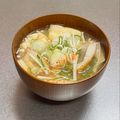 Etsu☆ko's cooksnap of when they made えのきと竹輪のお味噌汁.
