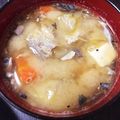 うなちゃん！'s cooksnap of when they made サバの水煮缶ｄｅ具たくさん味噌汁.