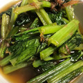 アキアド's cooksnap of when they made あと一品に♪小松菜とお揚げの炒め煮.