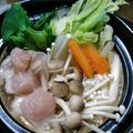 kirinda's cooksnap of when they made めんつゆで作る豆乳鍋.