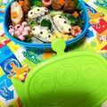 クック0AB56J☆'s cooksnap of when they made キャラ弁☆リトルグリーンメンまつり～♪.
