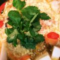 ニャロメ（ΦωΦ）'s cooksnap of when they made 鶏味塩 de 餃子とトマトの酸辣湯鍋.