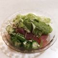 ♪ゆかたん♡'s cooksnap of when they made マグロとアボカドの山かけ.