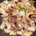 ❁❁❁❁❁'s cooksnap of when they made 余り物で！豚こまと白菜の胡麻味噌炒め.