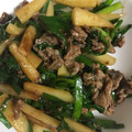 大阪のちゃーちゃん's cooksnap of when they made 牛肉とじゃがいもとニラの甘辛炒め.
