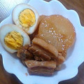 fourX's cooksnap of when they made 柔らか♪ホロホロとろとろ角煮＆大根☆.