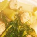 クックHJB3B6☆'s cooksnap of when they made 昆布のお出汁と鶏のつみれのあったかお鍋♡.