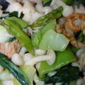 いわみかちゃん's cooksnap of when they made 青梗菜とアスパラガスの鶏がらスープ炒め.