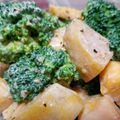 ポパイ474's cooksnap of when they made 醤油麹使用。柿とブロッコリーサラダ.