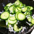 mihomama66's cooksnap of when they made きゅうりとわかめの酢の物.