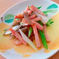 ☆３匹の子ぶた☆'s cooksnap of when they made No2234こんにゃくベーコンネギ煮付け.