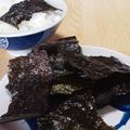 yappyパクパク's cooksnap of when they made 驚き!!普通の焼き海苔が韓国海苔に♪.