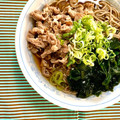 ふたごゆき's cooksnap of when they made 簡単！ネギとわかめたっぷりの肉そば.