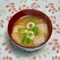 にきけん's cooksnap of when they made ちくわ玉ねぎキャベツ椎茸ふの味噌汁.