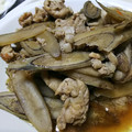 ユーロン's cooksnap of when they made 豚肉とごぼうの甘辛煮.