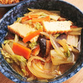 amjkao's cooksnap of when they made 厚揚げと白菜の旨煮.