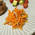 よーこ。☆'s cooksnap of when they made ニンジンとしらすのきんぴら.