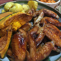 toraneko3's cooksnap of when they made 鶏手羽先とじゃが芋の柚子胡椒味噌焼き.