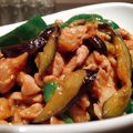クック5959's cooksnap of when they made 鶏むね肉となすの赤味噌炒め.