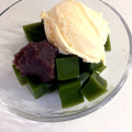 kpえもん♪'s cooksnap of when they made 抹茶の白玉あんみつ.