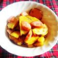 ♡さやすけ♡'s cooksnap of when they made さつまいもの和風ガーリックバター炒め.