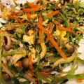 OyamaTodo's cooksnap of when they made 豆苗の卵炒め.