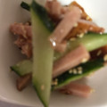 ma___111's cooksnap of when they made 焼き豚ときゅうりの中華和え.
