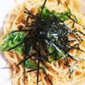 ふっくら白玉's cooksnap of when they made ✿たらこのバター醤油パスタ～大葉のせ～✿.