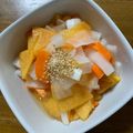kitty・yumi's cooksnap of when they made おもてなし　柿のなます.