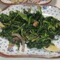 きらり流れ星's cooksnap of when they made 簡単５分！ピリうまな☆春菊のからし和え☆.