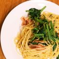 反省堂書店（のぐち）'s cooksnap of when they made ほうれん草のクリームパスタカレー風味.