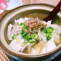 クックI7I5L1☆'s cooksnap of when they made うちのつゆだく！湯豆腐。(豆腐の出汁煮).