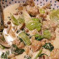 たろあんこ's cooksnap of when they made 簡単！鶏胸肉と青梗菜のクリーム煮.