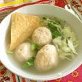 しみべん's cooksnap of when they made あっさり☆おかず鶏団子スープ.