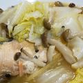 ウッシー母's cooksnap of when they made 鮭&白菜しめじ蒸し♪.